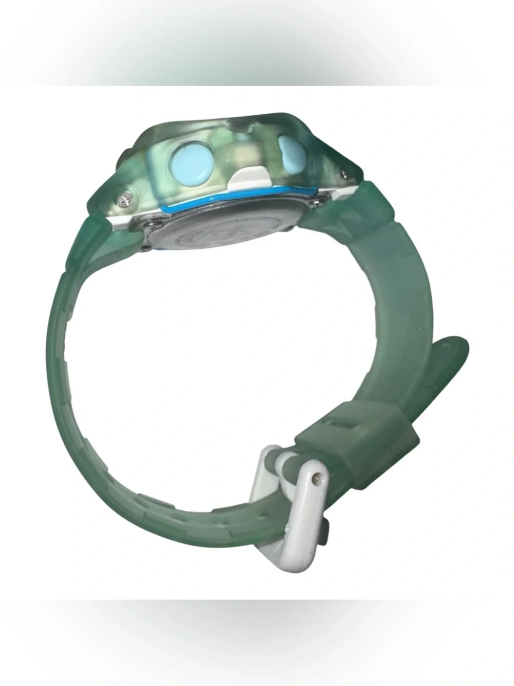 Casio Baby-G 3252 Teal Digital Sport Watch - Women's G-Shock Transparent & Runs